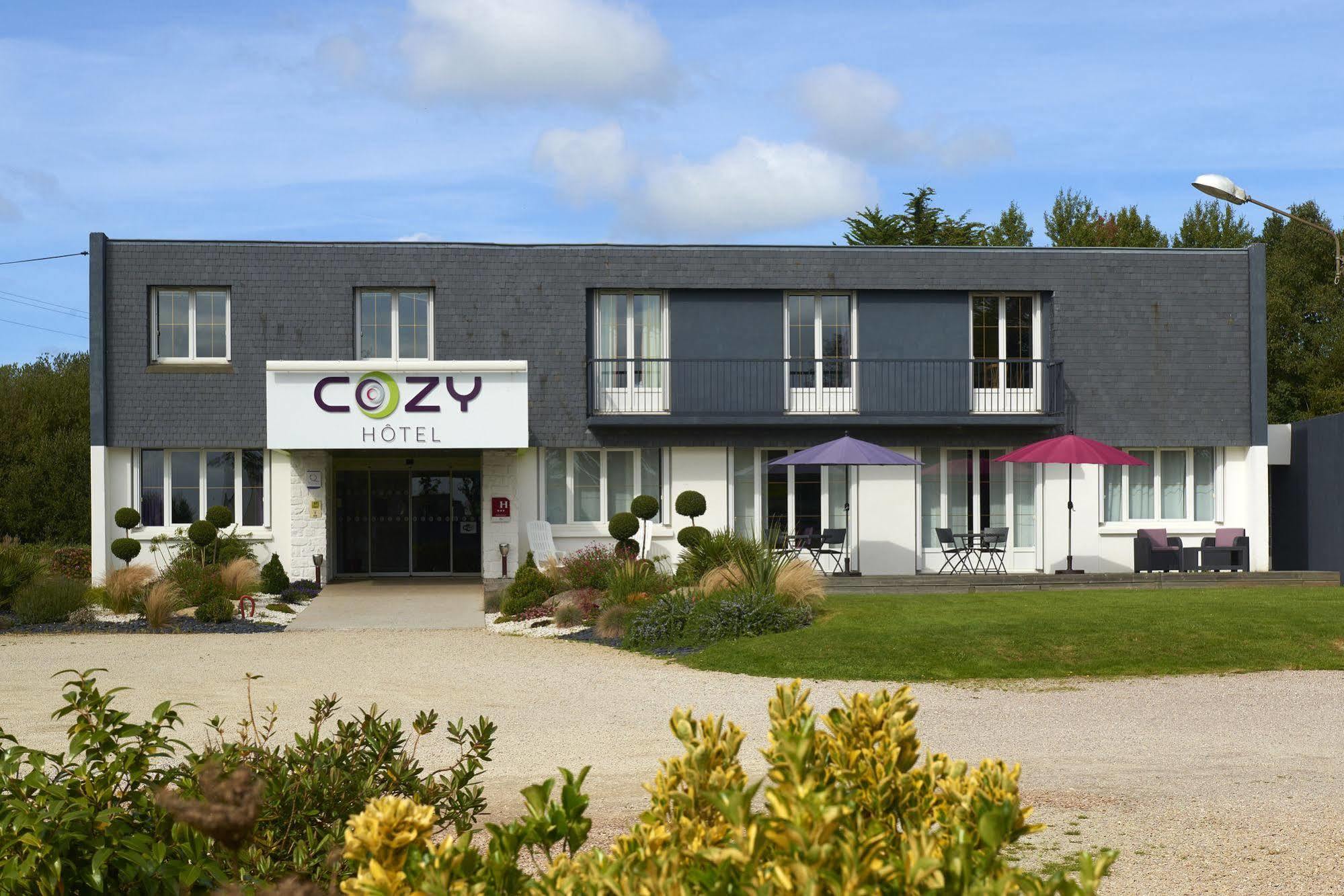 Cozy Hotel Logis Morlaix Plouigneau Exterior foto